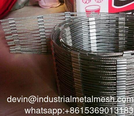 مرنة 316 شبكة الطيور السلامة الحماية المنسوجة ربطة 304 الفولاذ المقاوم للصدأ الحبل الحديقة شبكة