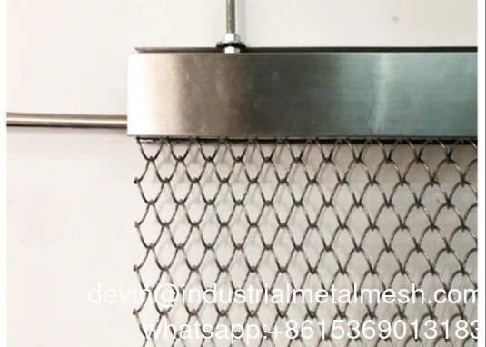 شبكة سلكية معدنية مزخرفة بستائر شبكية معدنية
