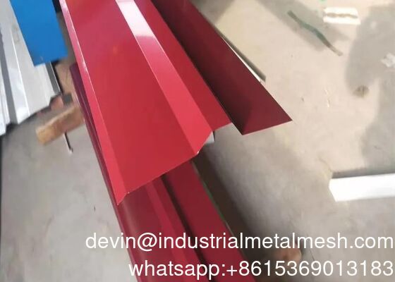 بلاط التسقيف المطلي بالحديد والزنك المطلي مسبقًا بألواح التسقيف الفولاذية المموجة من الجلفالوم