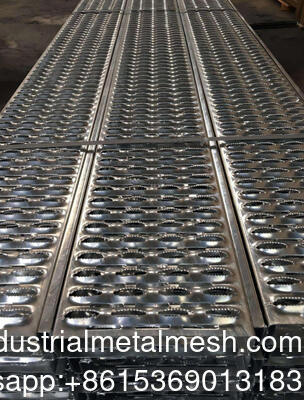 Non-Slip Safety Serrated Walkway Grip Strut Diamond Steel Plank Grating Panel