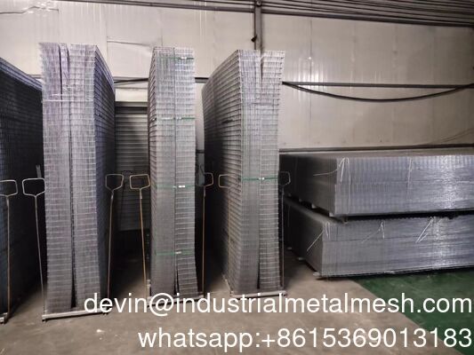 2.5mm 3.0mm DIP الساخن غلفانيزد لحام الشبكة السلكية الشبكة الفولاذية للإنشاءات