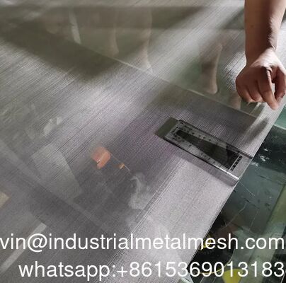 شبكة سلكية من الفولاذ المقاوم للصدأ بنسيج عادي بقطر سلك 0.02-5.0 مم وشبكة 1-500