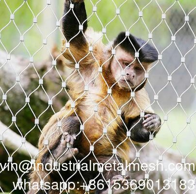 شبكة حبل ألماسية منسوجة لحواجز حديقة الحيوانات