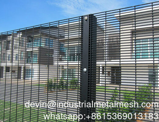 358 Security Fence High Security Anti Climb Welded Wire Mesh Fences Clear View Fencing Hot Dipped Galvanized Powder Coated Fence for Prison Airport Perimeter