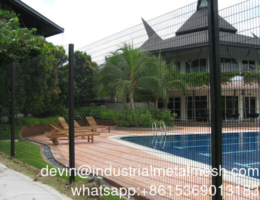 358 Security Fence High Security Anti Climb Welded Wire Mesh Fences Clear View Fencing Hot Dipped Galvanized Powder Coated Fence for Prison Airport Perimeter