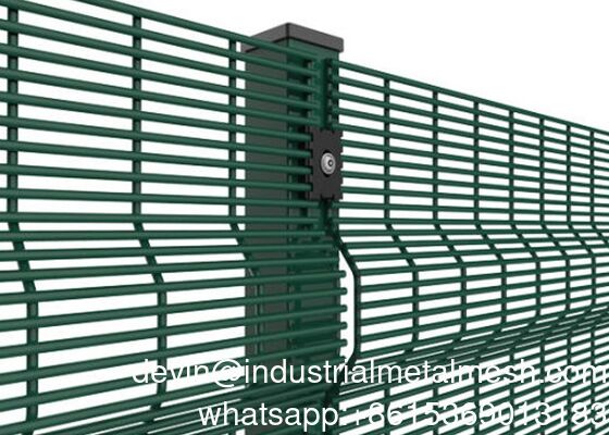سياج شبكي عالي الأمان 358 مضاد للتسلق ومضاد للقطع وسياج للديكور شديد التحمل