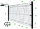 الأمن الملحومة 3D متعرج شبكة أسلاك السياج الألواح البلاستيكية المغلفة 2.0-4.0mm سلك مقياس