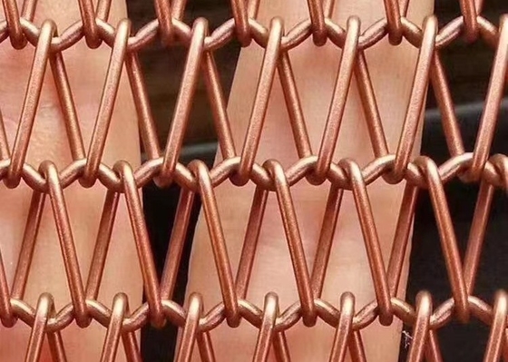 T316 3mm المعمارية المنسوجة شبكة سلكية ديكور واجهات المباني الكسوة