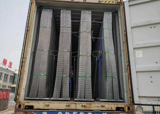 10 × 10 سم عالية التسليح المجلفن ورقة شبكة سلكية ملحومة للبناء