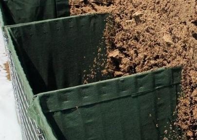 Mil 12 الدفاعي الساخن بالغمس الساخن سلك ملحومة هيسكو حاجز الرمال