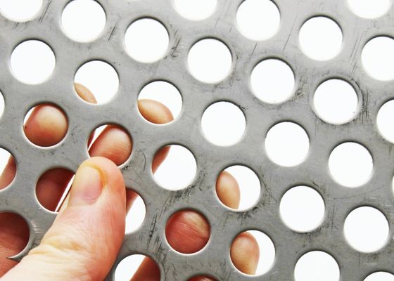 بلاط السقف المثقوب المثقوب الصفحة المعدنية غير المقاومة للصدأ الشبكة الشاشة