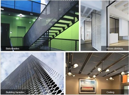 الفولاذ المقاوم للصدأ ورقة معدنية موسعة بالارض الماس