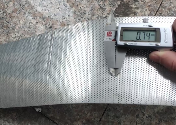 الفولاذ المقاوم للصدأ ميكرون حفرة مثقوبة الشبكة ورقة المعدن