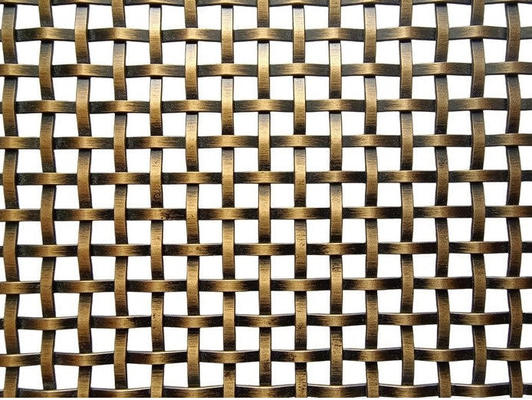 Antique Brass Flat Decorative Wire Grilles