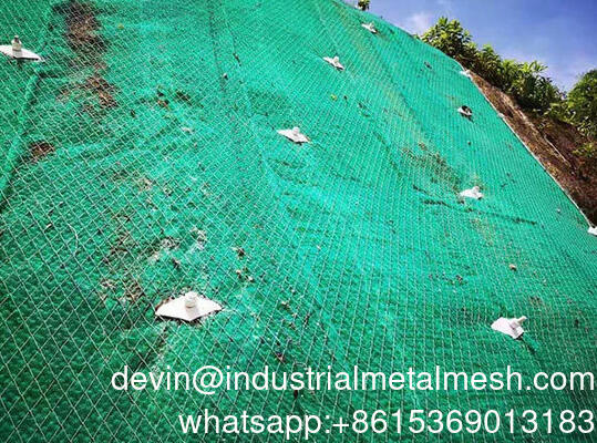 شبكة تيكو عالية الجاذبية في استقرار المنحدر