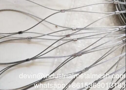شبكة حبل من الفولاذ المقاوم للصدأ المرنة للبيع الساخن