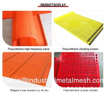 Polyurethane Tension Screen Mesh Steel Wire Mesh for Mining & Oil Field Equipment Parts for Machine & Equipments