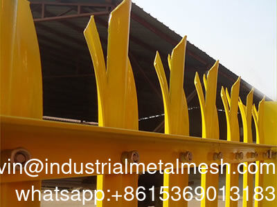 سياج محيط حديقة باليسيد مجلفن شديد التحمل سهل التركيب، سياج أمني للفناء