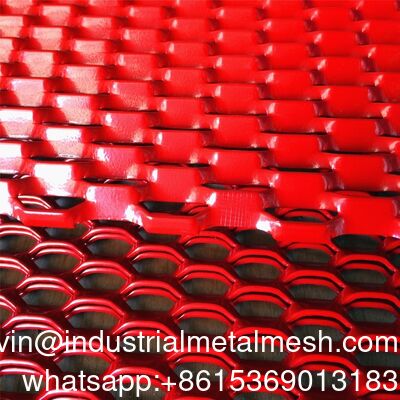 الشبكة المعدنية الموسعة من الألومنيوم ذات اللون الرمادي لمواجهة المبنى