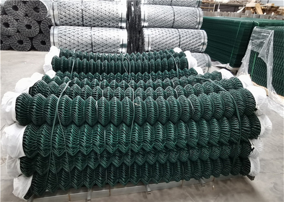 50x50mm بولي كلوريد الفينيل مغلفة سلسلة ربط السور شبكة الإعصار