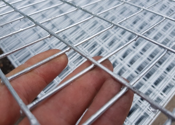 100x100mm 12mm ألواح شبكة أسلاك مجلفنة